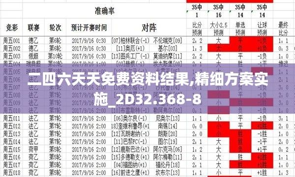 二四六天天免费资料结果,精细方案实施_2D32.368-8