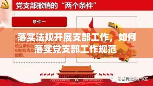 落实法规开展支部工作,如何落实党支部工作规范
